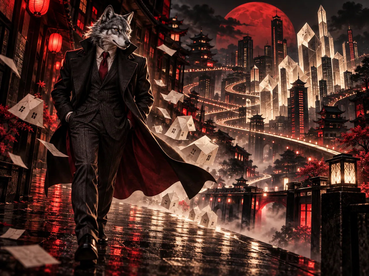 Original editorial interpretation of Big Bad Wolf Megaways